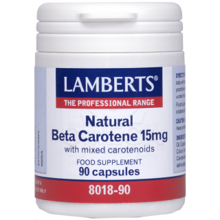 LAMBERTS Natural Beta Carotene 15mg 90caps