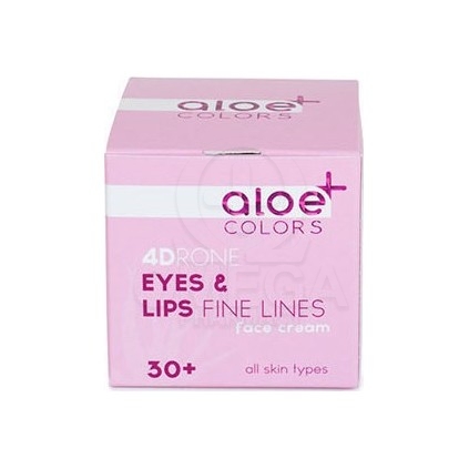 ALOE+ COLORS 4Drone Eyes & Lips Fine Lines Αντιρυτιδική Κρέμα Ματιών & Χειλιών Κατά των Λεπτών Γραμμών Έκφρασης & των Μαύρων Κύκ