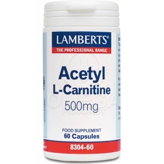 LAMBERTS Acetyl L-Carnitine 500 mg 60 caps