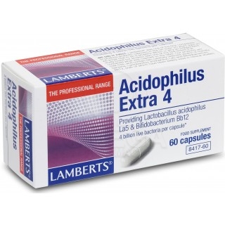 LAMBERTS Acidophilus Extra 4 (Milk Free) 60Caps