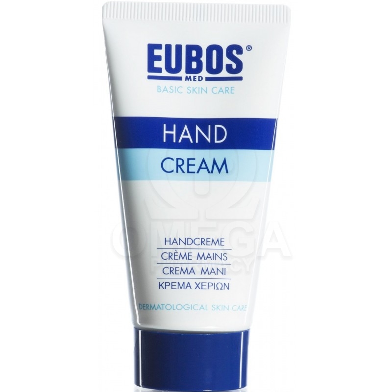 EUBOS Basic Skin Care Hand Cream Ενυδατική Κρέμα Χεριών Καθημερινής Χρήσης Χωρίς Άρωμα 50ml