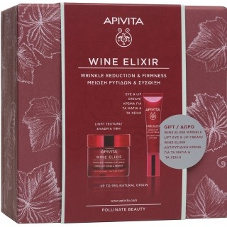 APIVITA Promo Wine Elixi rΑντιρυτιδική Κρέμα για Σύσφιξη & Lifting Ελαφριάς Υφής για Κανονική-Μεικτή Επιδερμίδα 50ml + ΔΩΡΟ Wine