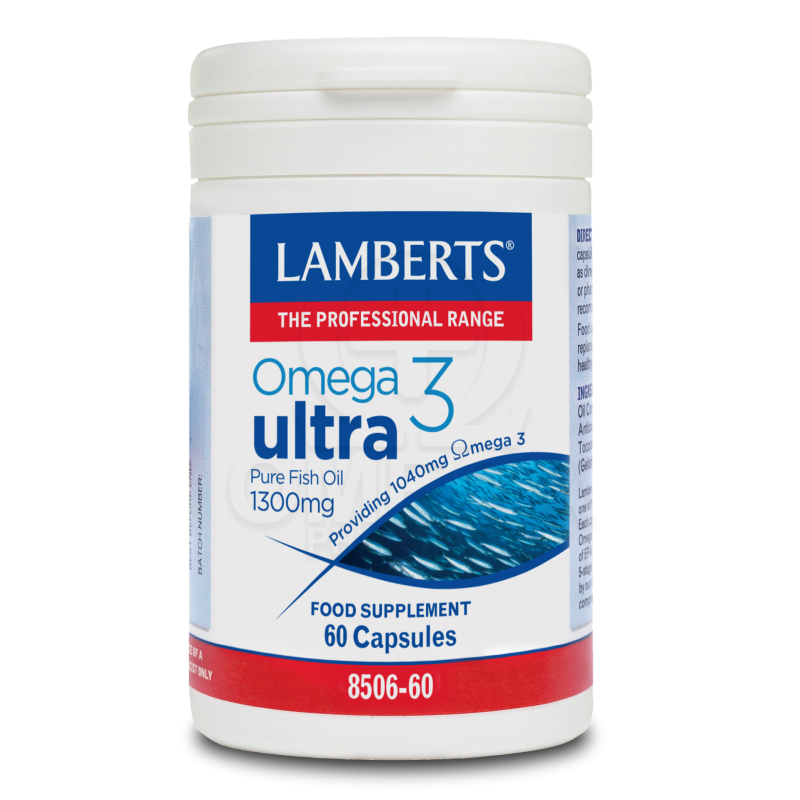 Συμπληρωματα διατροφης LAMBERTS Omega 3 Ultra Pure Fish Oil 1300mg