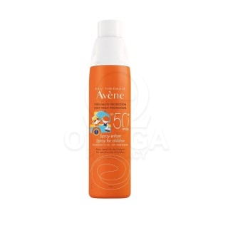 AVENE Spray Enfant SPF50+ Παιδικό Αντηλιακό Σπρέι Χωρίς Άρωμα για Πρόσωπο & Σώμα με Σύνθεση Πολύ Ανθεκτική στο Νερό 200ml