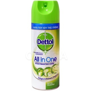 DETTOL All in One Spring Waterfall Απολυμαντικό Σπρέι 400ml