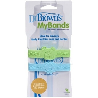 DR.BROWN'S MyBands σε Γαλάζιο & Λαχανί Χρώμα 2 Τεμάχια