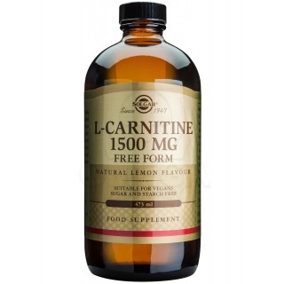 SOLGAR L-Carnitine 1500mg Liquid Συμπλήρωμα Διατροφής με L-Καρνιτίνη για Αύξηση Ενέργειας, Αντοχής & Δύναμης στον Οργανισμό, Ενί