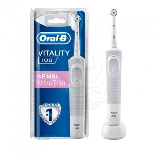 ORAL-B Vitality 100 Sensi UltraThin Ηλεκτρική Οδοντόβουρτσα Γκρι 1τμχ