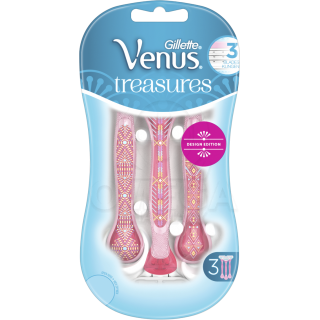 GILLETTE Venus Treasures Γυναικεία Ξυραφάκια μιας χρήσης, 3 τμχ