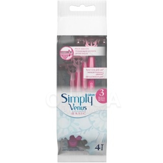 GILLETTE Venus Simply Basic Ξυραφάκια Μίας Χρήσης 4τμχ