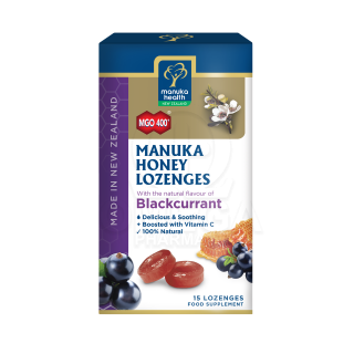 MANUKA HEALTH Φυσικές Καραμέλες με Φραγκοστάφυλο & Μέλι Manuka 65gr
