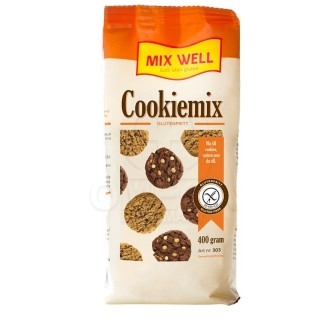 MIX WELL Μίγμα για Cookies Χωρίς Γλουτένη, 400gr