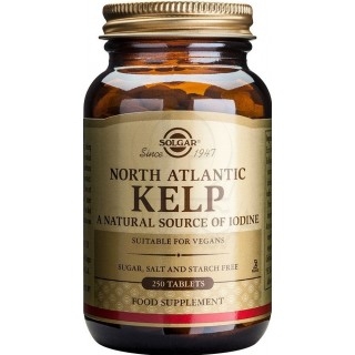 SOLGAR North Atlantic Kelp Συμπλήρωμα Διατροφής με Κέλπιες Βορείου Ατλαντικού Πλούσια Πηγή Ιωδίου για την Καλή Λειτουργία του Θυ