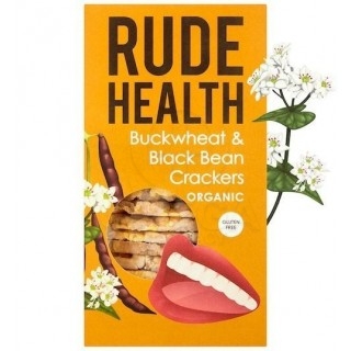 RUDE HEALTH Κράκερ με Φαγόπυρο και Μαύρα Φασόλια 120gr