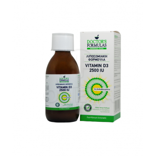 DOCTOR'S FORMULAS Vitamin D3 2500IU Λιποσωμιακή Φόρμουλα 150ml