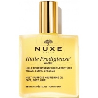 NUXE Huile Prodigieuse Rich Πλούσιο Ξηρό Λάδι Περιποίησης, 100ml