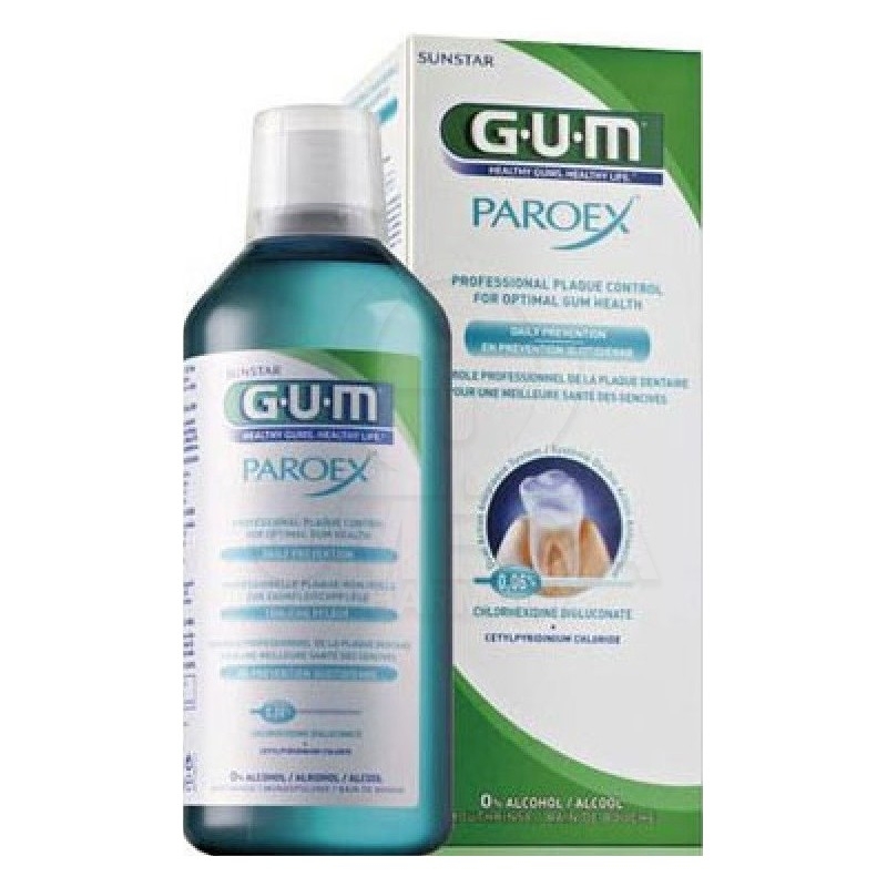 GUM 1702 Paroex Rinse 0,06 Στοματικό Διάλυμα 500ml