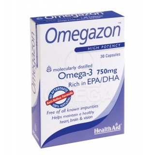 HEALTH AID Omegazon Omega 3 750mg 30 κάψουλες