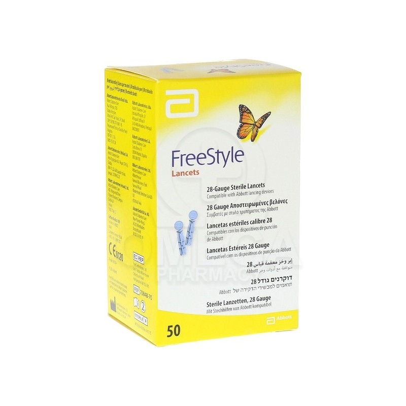 FREESTYLE Lancets (Mmedisence Thin), Βελόνες Μέτρησης Σακχάρου 50 βελόνες