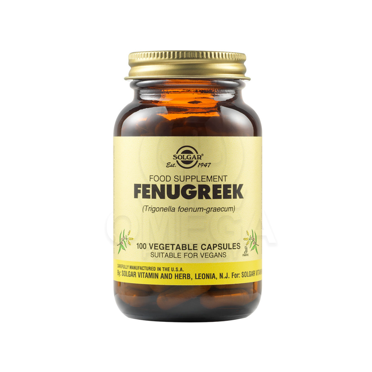 SOLGAR Fenugreek Συμπλήρωμα Διατροφής με Εκχύλισμα & Σπόρους