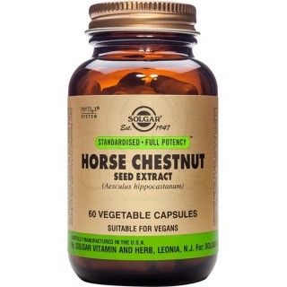 SOLGAR SFP Horse Chestnut Seed Extract Συμπλήρωμα Διατροφής για την Καλή Υγεία των Φλεβών, Ιδανικό για Κιρσώδεις Φλέβες & Τοπικώ